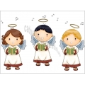 Sticker autocolant  Trei ingerasi